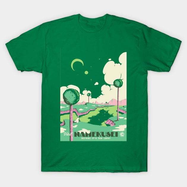 Visit Namekusei T-Shirt by mathiole